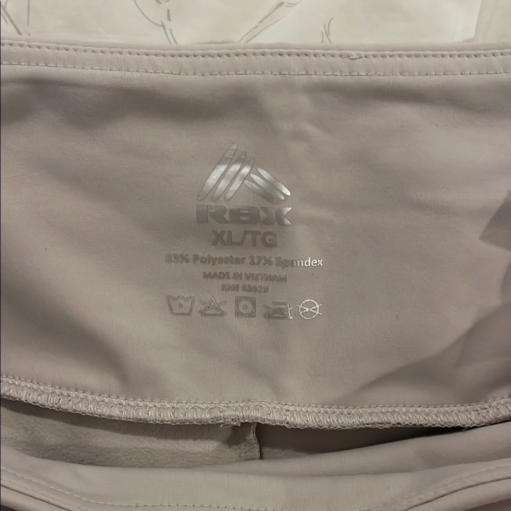 Reebok White XL Spandex Blend